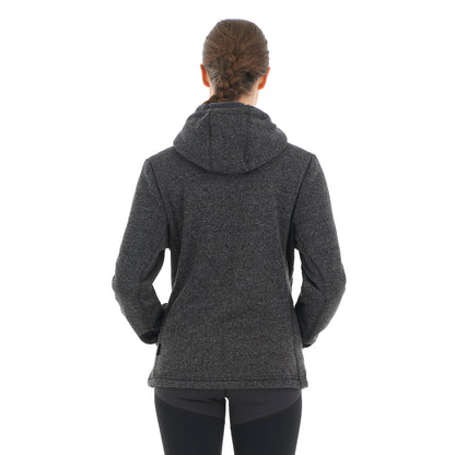 Chaqueta Mujer Sense Blend-Pro Hoody Jacket Melange Negro Lippi