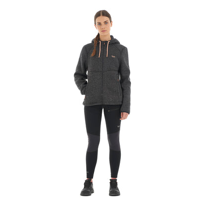 Chaqueta Mujer Sense Blend-Pro Hoody Jacket Melange Negro Lippi