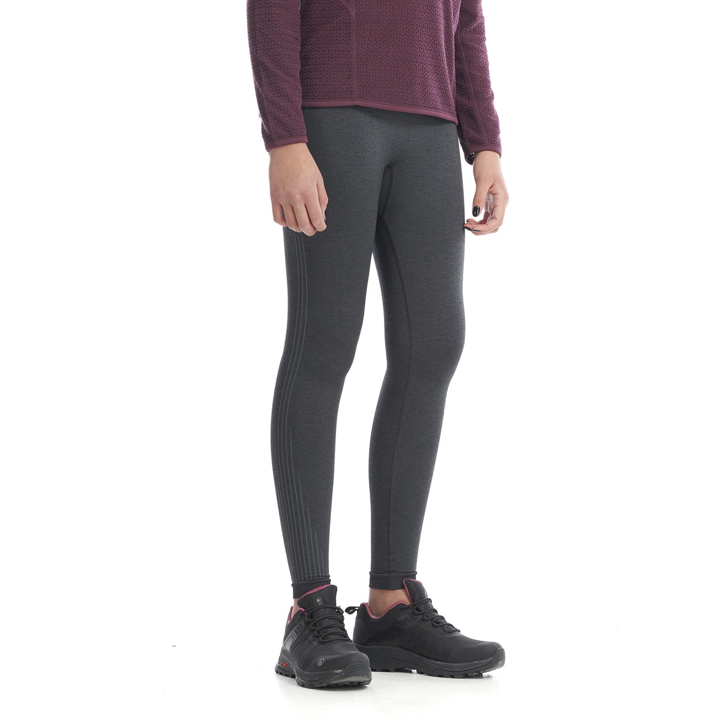 Calza Teen Girl In-Motion Seamless Leggings Melange Grafito Lippi