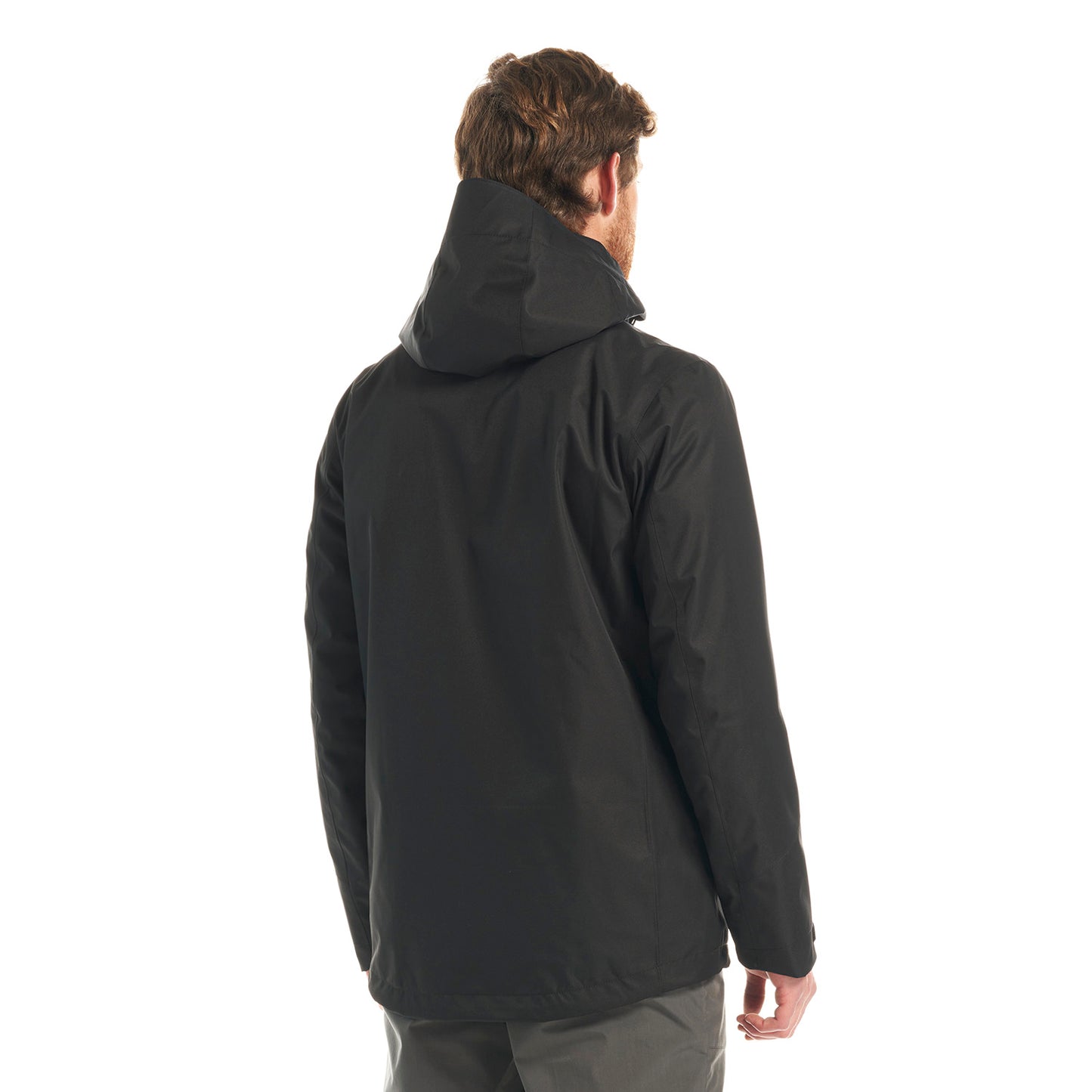 Chaqueta Hombre Tres Cruces Fusion-3 Hoody Jacket Negro/ Negro Lippi