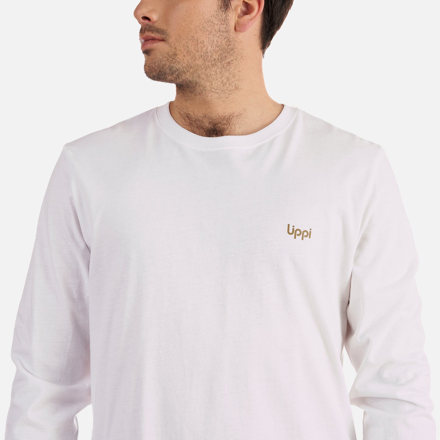 Polera Hombre Ulmo Long Sleeve T-Shirt Blanco Lippi