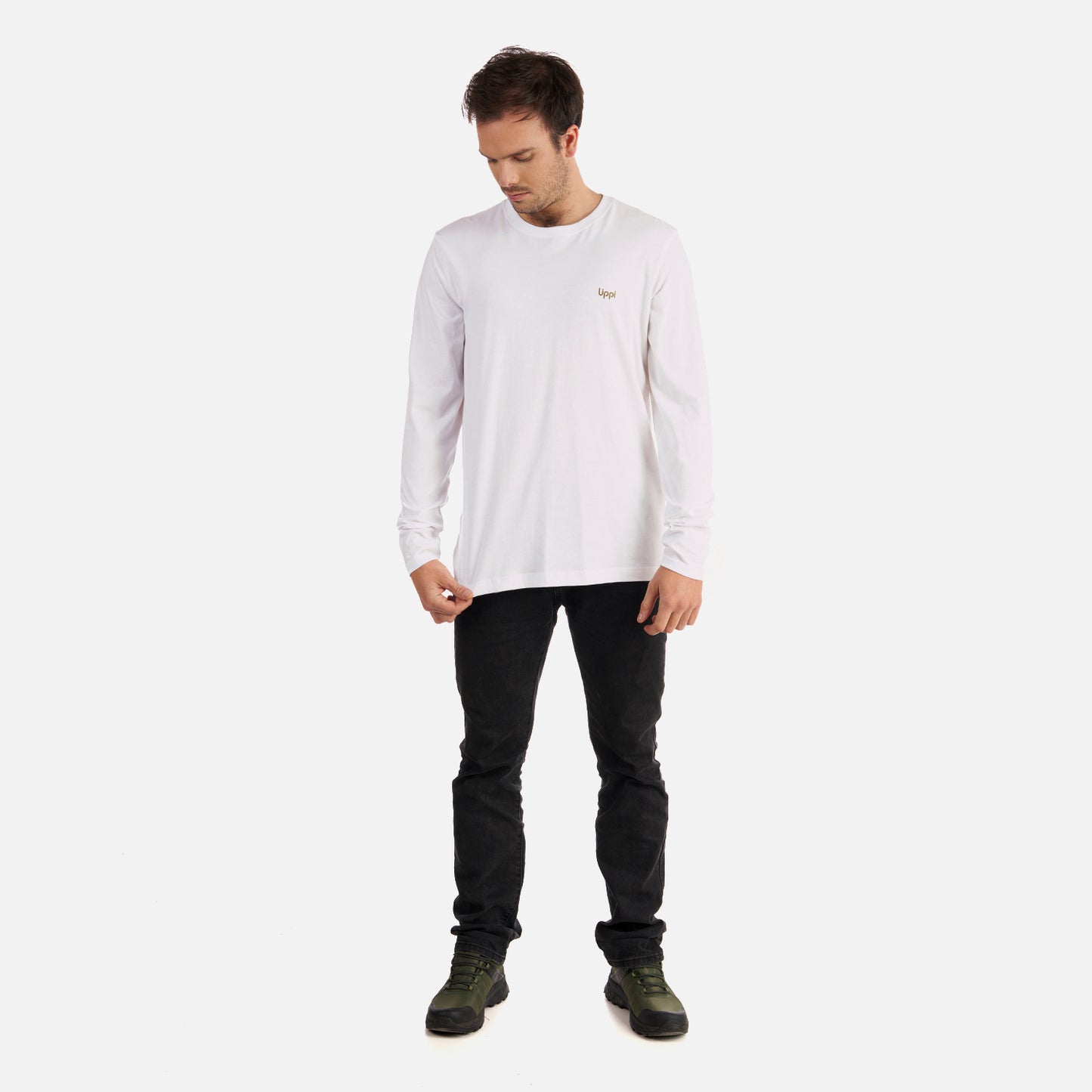 Polera Hombre Ulmo Long Sleeve T-Shirt Blanco Lippi