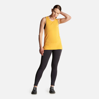 Polera Mujer 4 Run Seamless Trail T-Shirt Amarillo Lippi