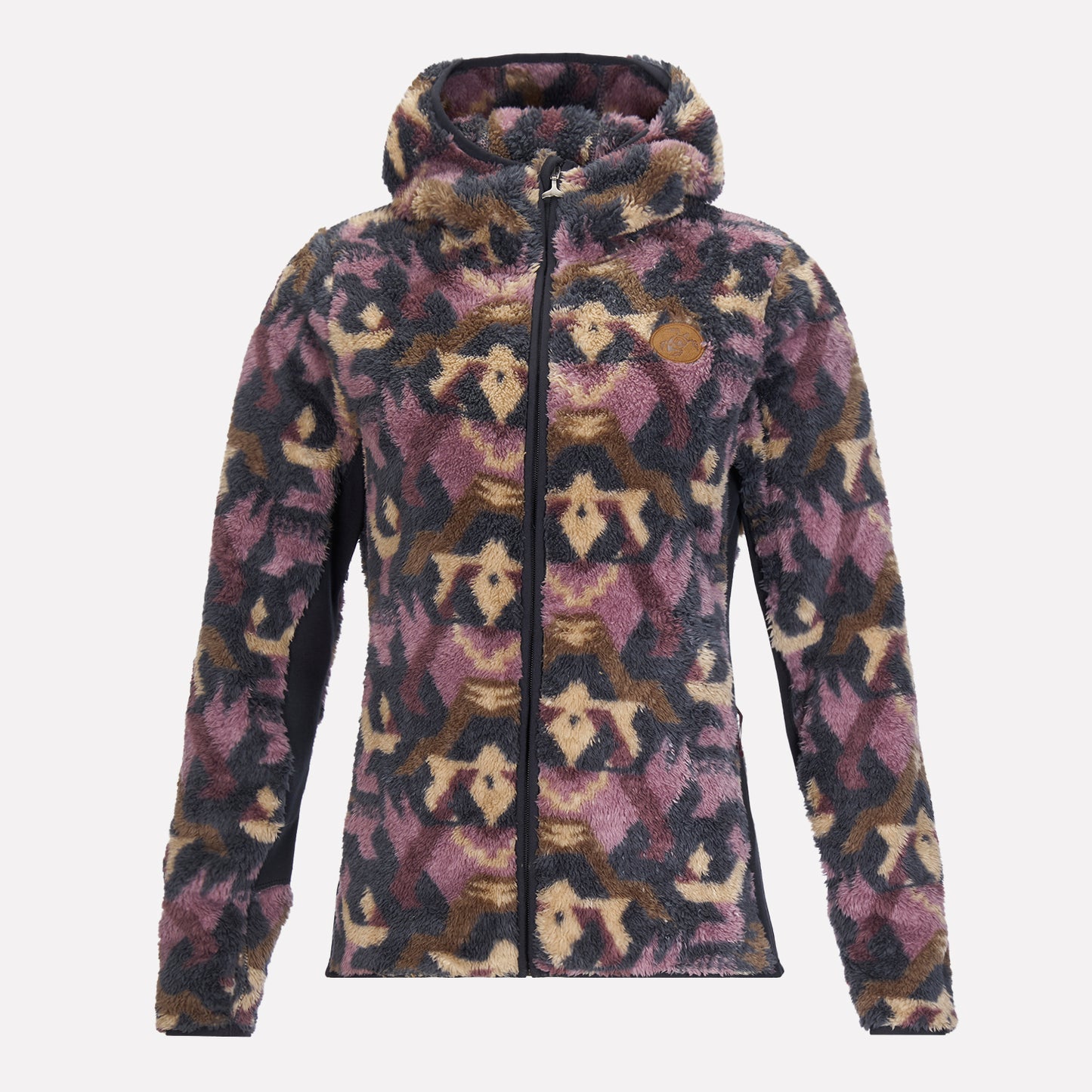 Chaqueta Mujer Calur-oso Print Burdeo Haka Honu