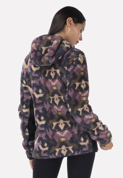 Chaqueta Mujer Calur-oso Print Burdeo Haka Honu