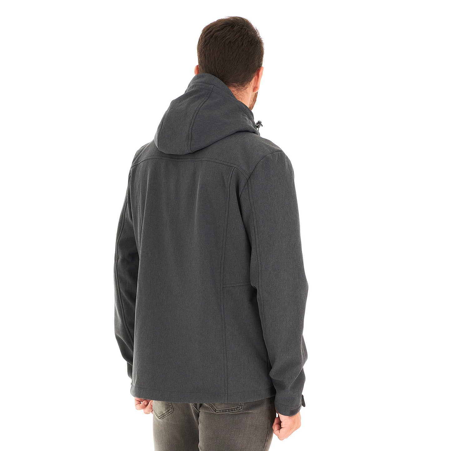 Chaqueta Hombre Macaya Softshell Hoody Jacket Melange Grafito Lippi