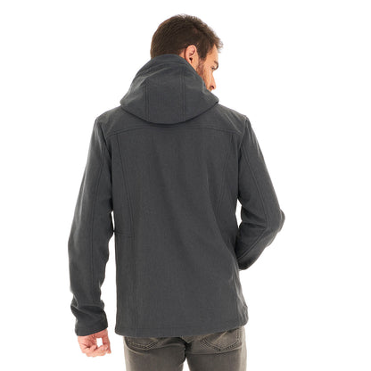 Chaqueta Hombre Macaya Softshell Hoody Jacket Melange Grafito Lippi