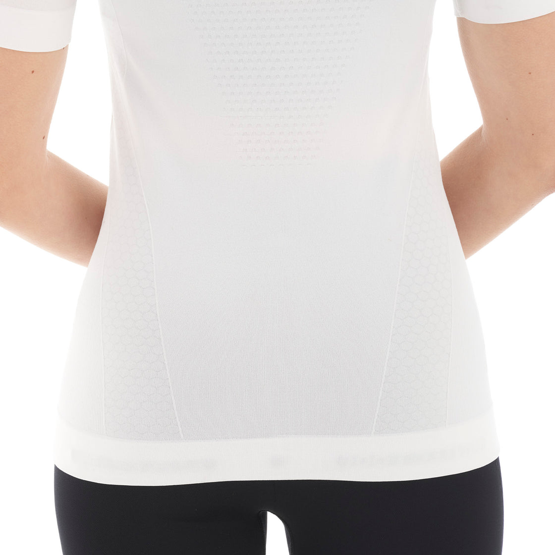 Primera Capa Mujer Skintec 1000 Seamless Short Sleeve Blanco Lippi