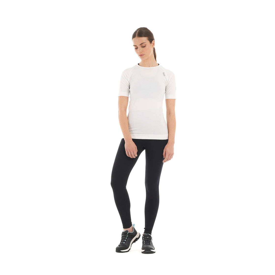 Primera Capa Mujer Skintec 1000 Seamless Short Sleeve Blanco Lippi