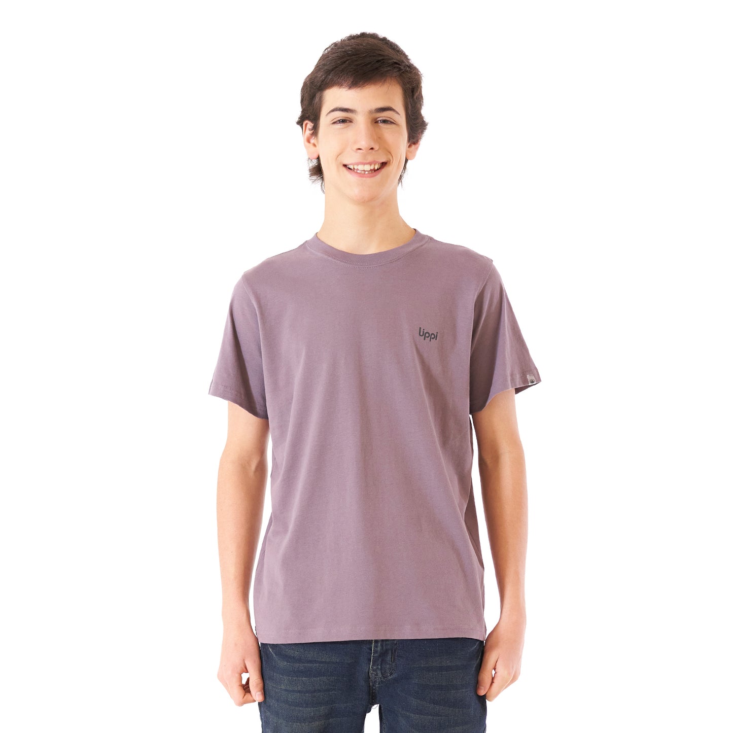 Polera Teen Boy Mountain UV-Stop T-Shirt Malva Lippi