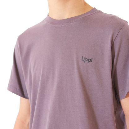 Polera Teen Boy Mountain UV-Stop T-Shirt Malva Lippi