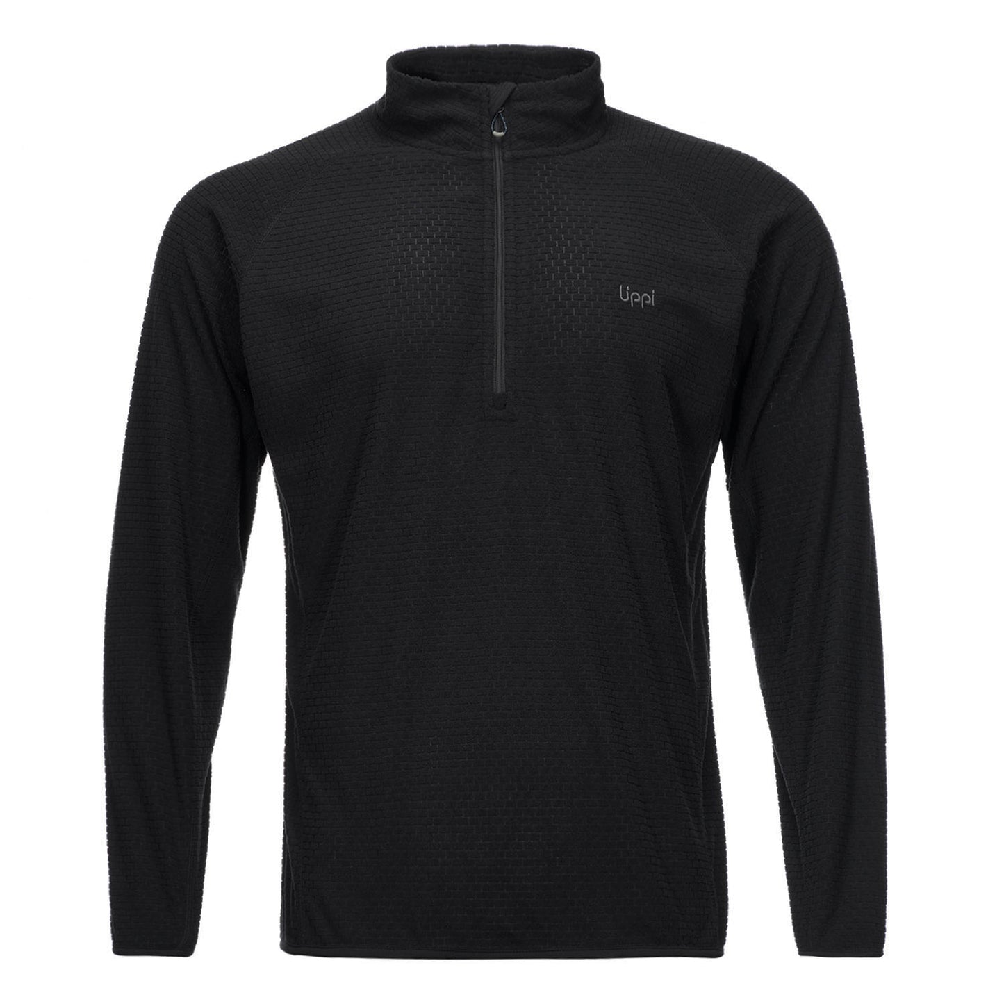 Poleron Hombre Jacaranda Nano-F 14 Zip Negro Lippi