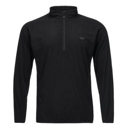 Poleron Hombre Jacaranda Nano-F 14 Zip Negro Lippi