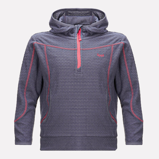 Poleron Niña Saltamontes Nano-F 14 Zip Hoody Azul Piedra Lippi