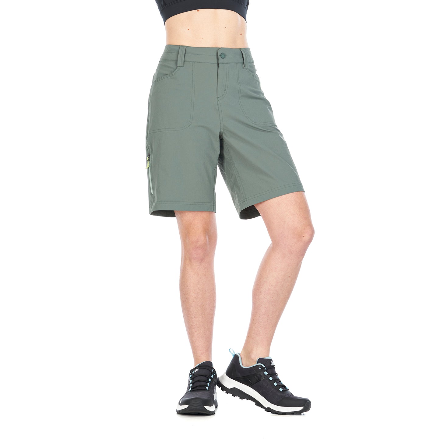 Short Mujer Fury Shorts Verde Grisaceo Lippi