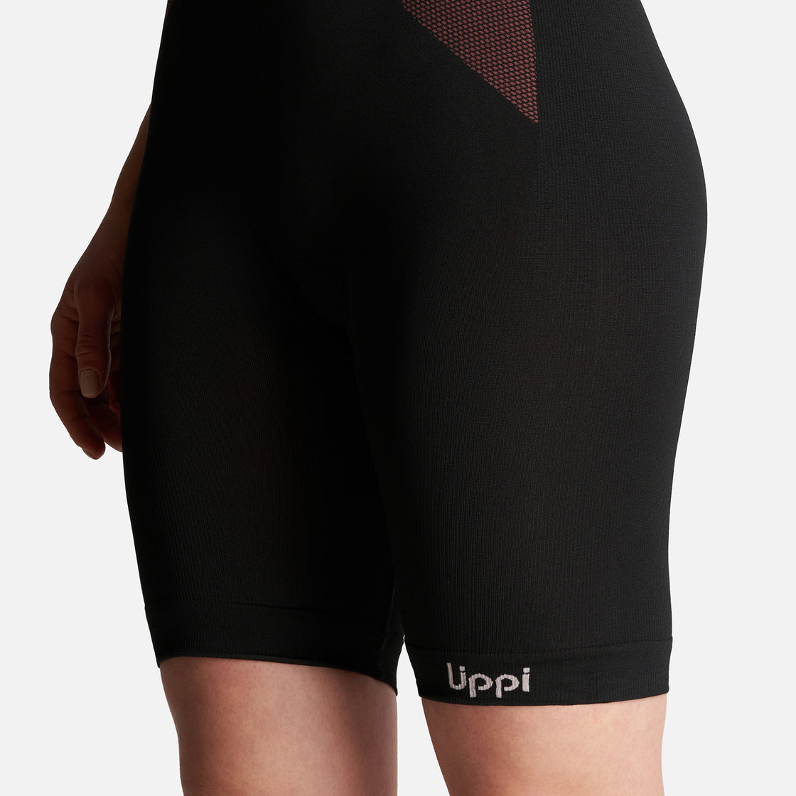 Calza Mujer 4 Bike Suit Seamless Short Grafito Lippi