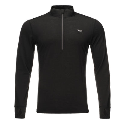 Primera Capa Hombre Skintec 3000 1/4 Zip Negro Lippi