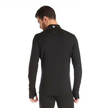 Primera Capa Hombre Skintec 3000 1/4 Zip Negro Lippi