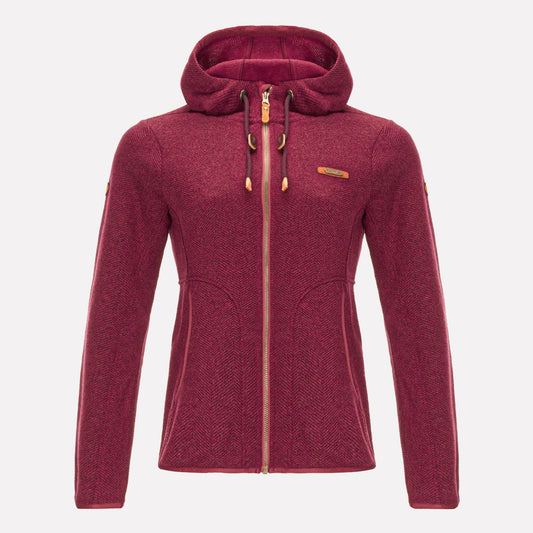 Chaqueta Mujer Alamo Blend-Pro Hoody Jacket Rosa Oscuro Lippi