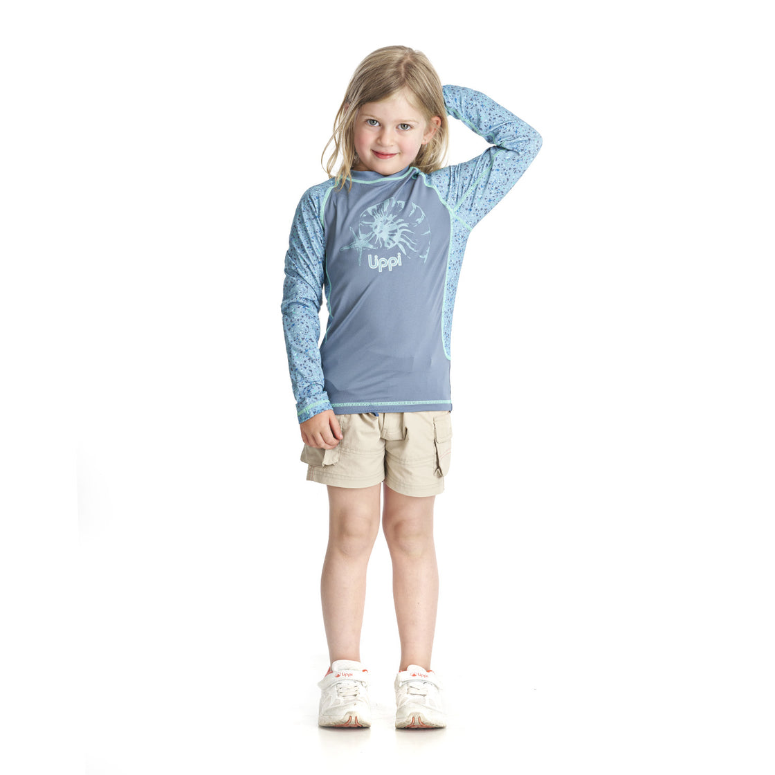 Traje de Baño Niña Sun Pro Long Sleeve T-Shirt Turquesa Lippi