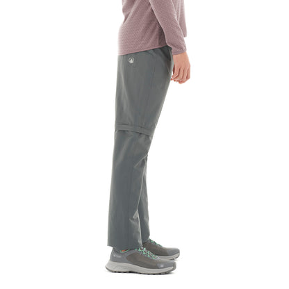 Pantalon Mujer Enduring Mix-2 Q-Dry Pants Gris Oscuro Lippi