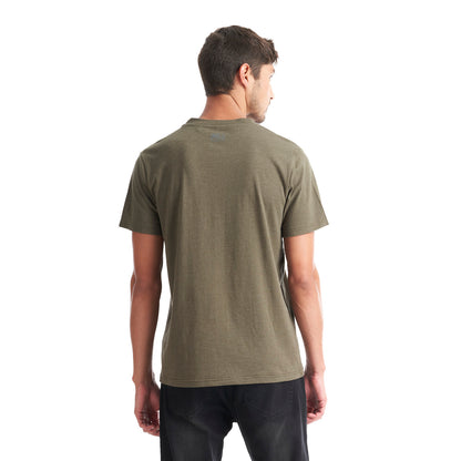 Polera Hombre Liquen Verde Melange Geography