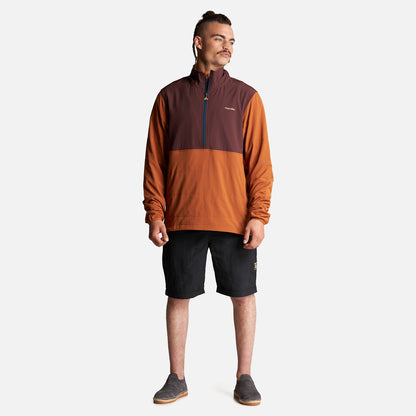 Poleron Hombre Del Sur 1/4 Zip Sin Capucha  Terracota Haka Honu