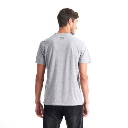 Polera Hombre Liquen Gris Melange Geography