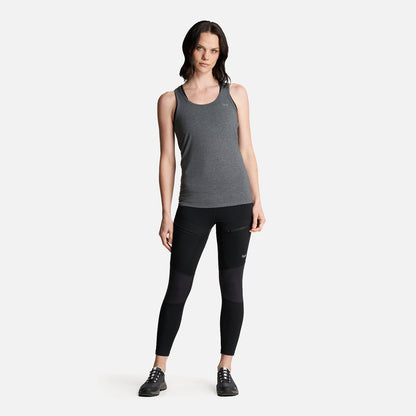 Polera Mujer Summit UV-Stop Tank Gris Medio Lippi