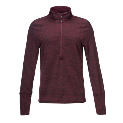 Poleron Mujer Just Move Nano-F 14 Zip Vino Lippi