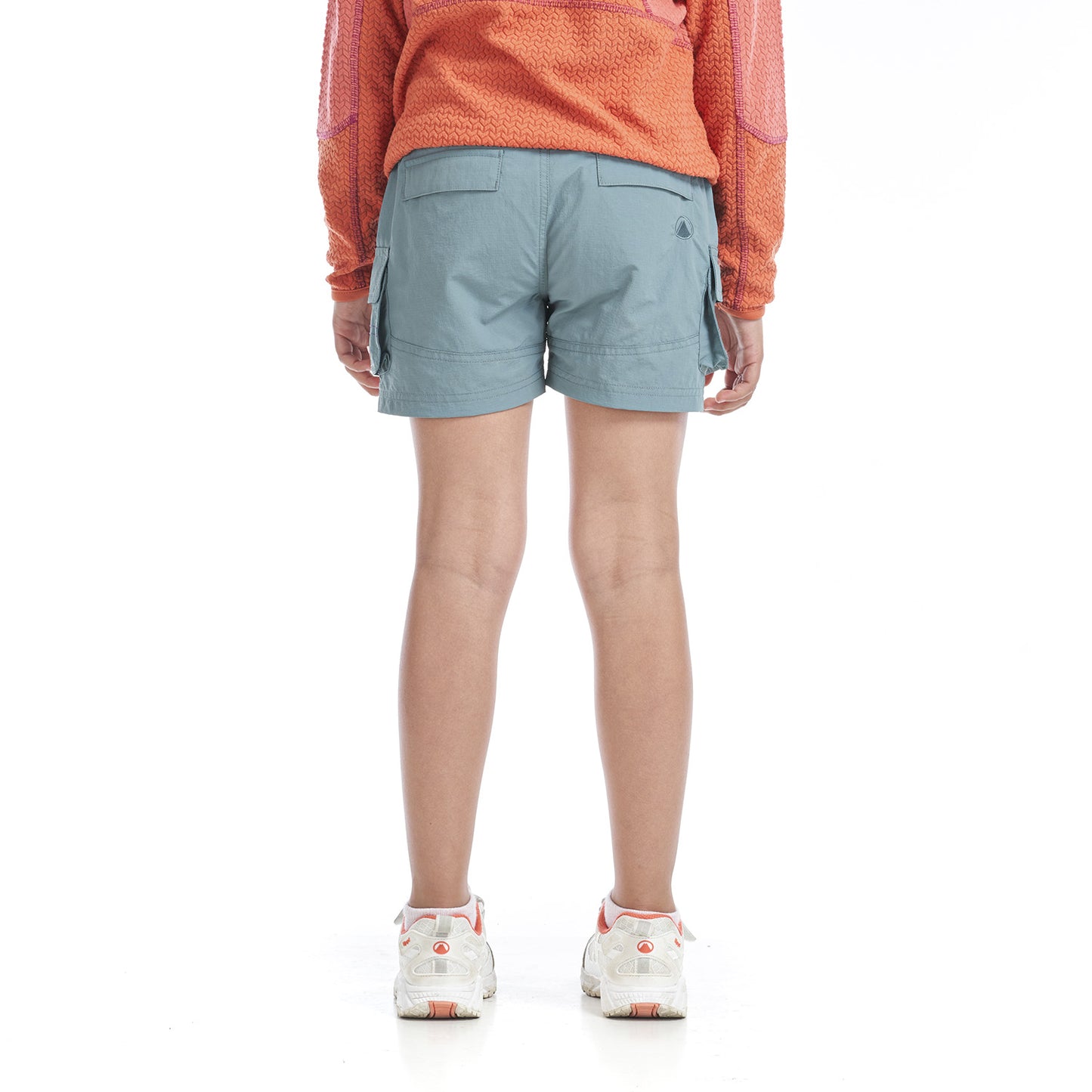 Short Niña Mini Just-Go Q-Dry Cargo Shorts Verde Grisaceo Lippi