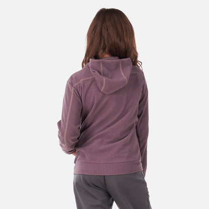 Poleron Niña Saltamontes Nano-F 14 Zip Hoody Malva Lippi