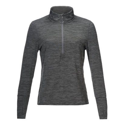 Poleron Mujer Just Move Nano-F 14 Zip Grafito Lippi