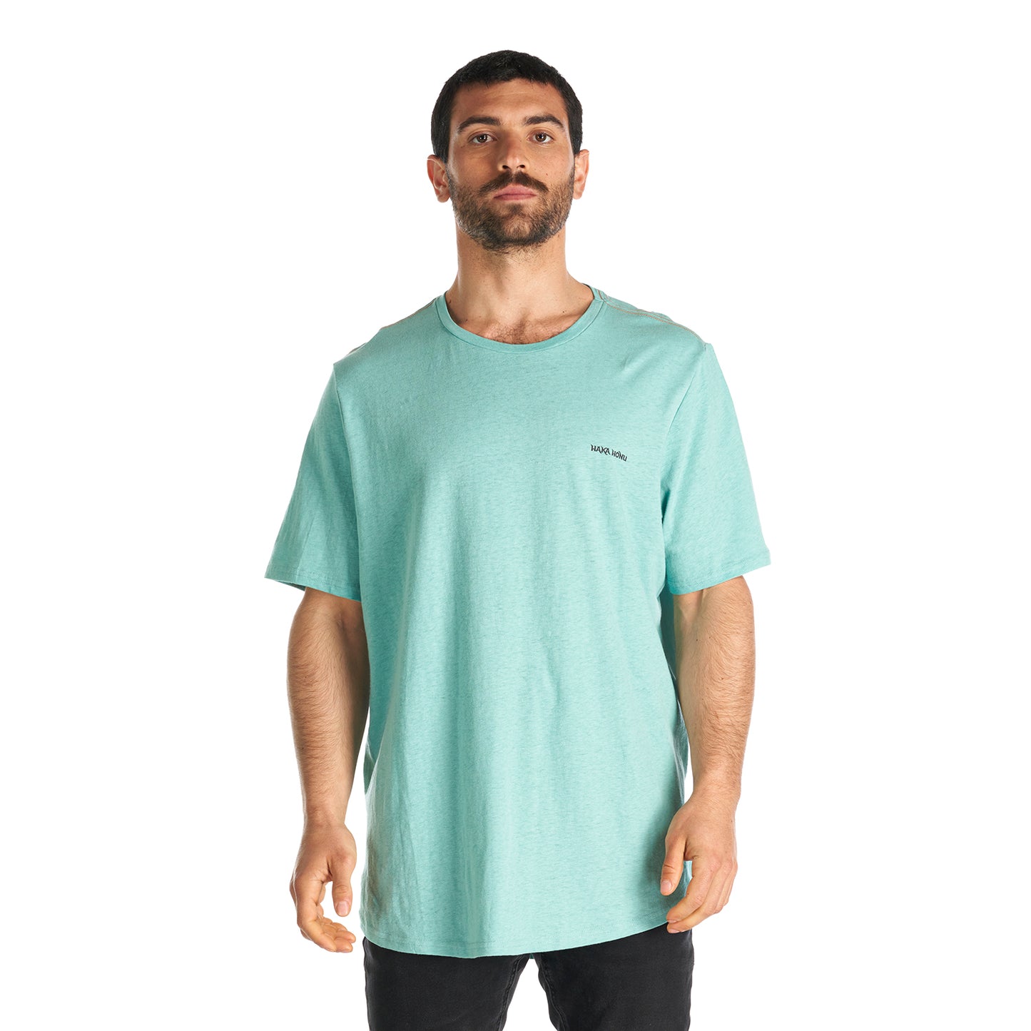 Polera Hombre Natural Celeste Haka Honu