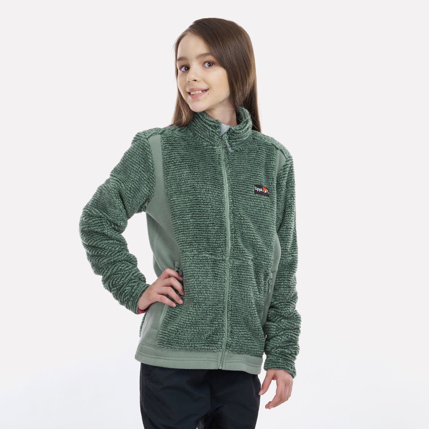 Chaqueta Teen Girl Ferret Shaggy-Pro Jacket Verde Grisaceo Lippi