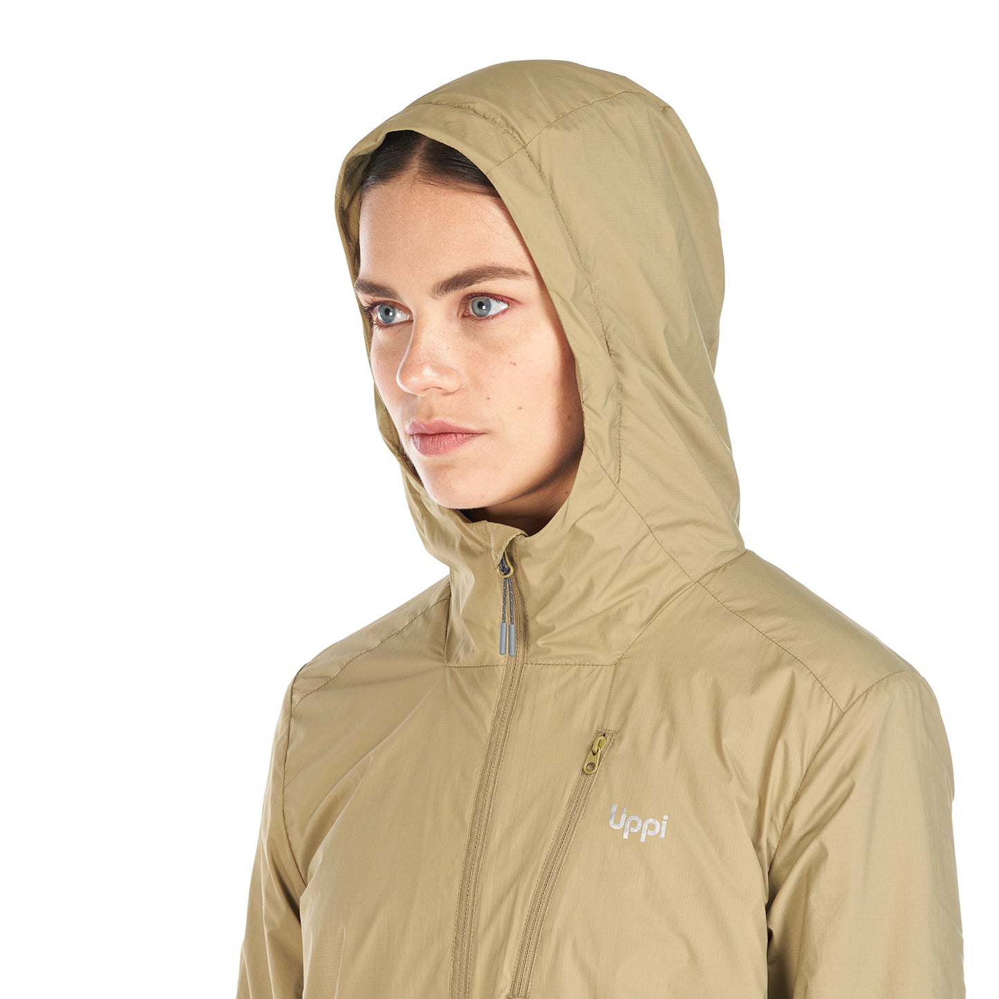 Chaqueta Mujer Spry Windbreaker Nano-F Hoody Jacket Oliva Lippi