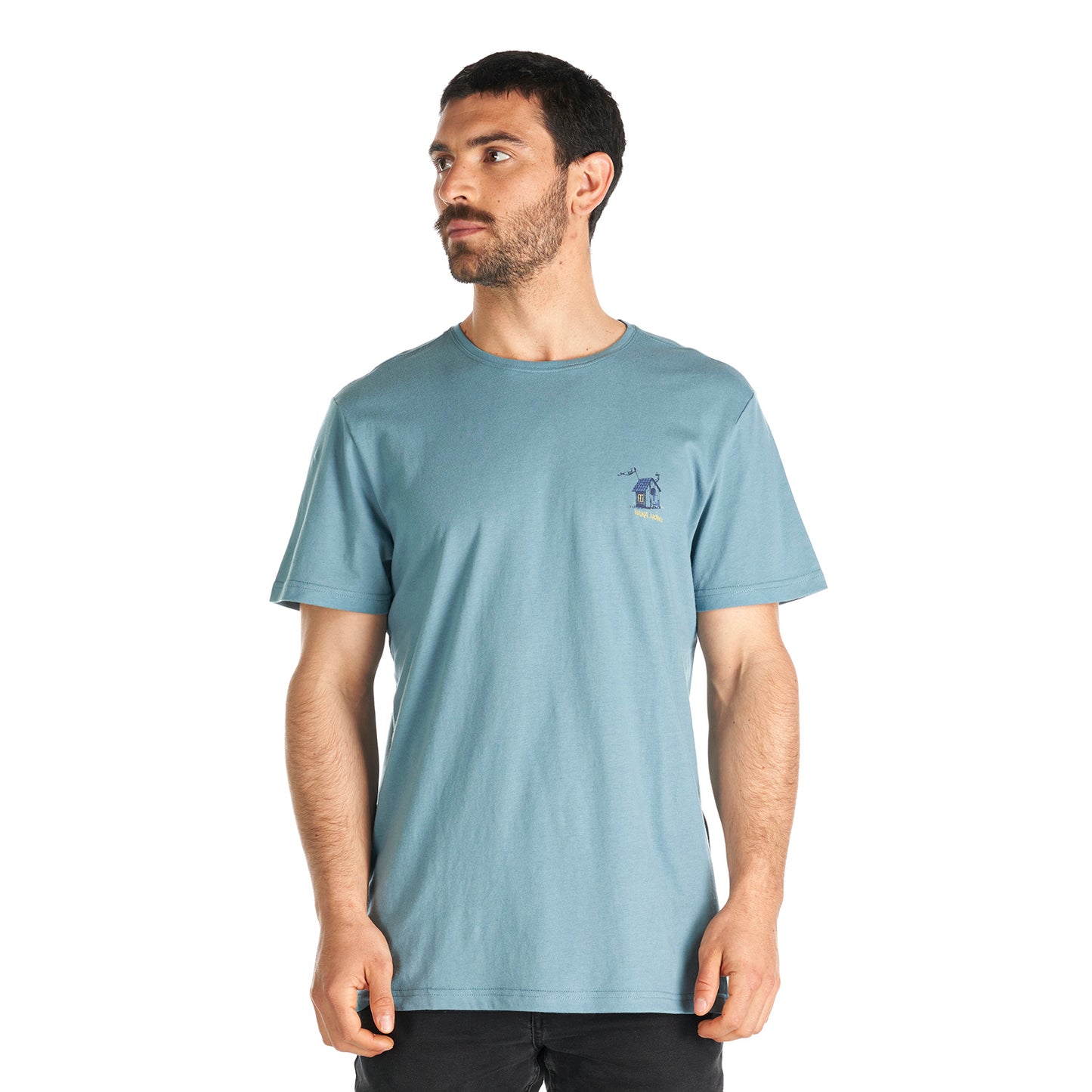 Polera Hombre Vuelvo Celeste Haka Honu