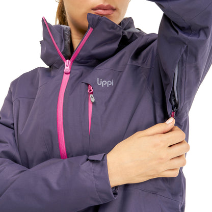 Chaqueta Mujer Tres Cruces Fusion-3 Hoody Jacket Indigo Azul Lavanda Lippi