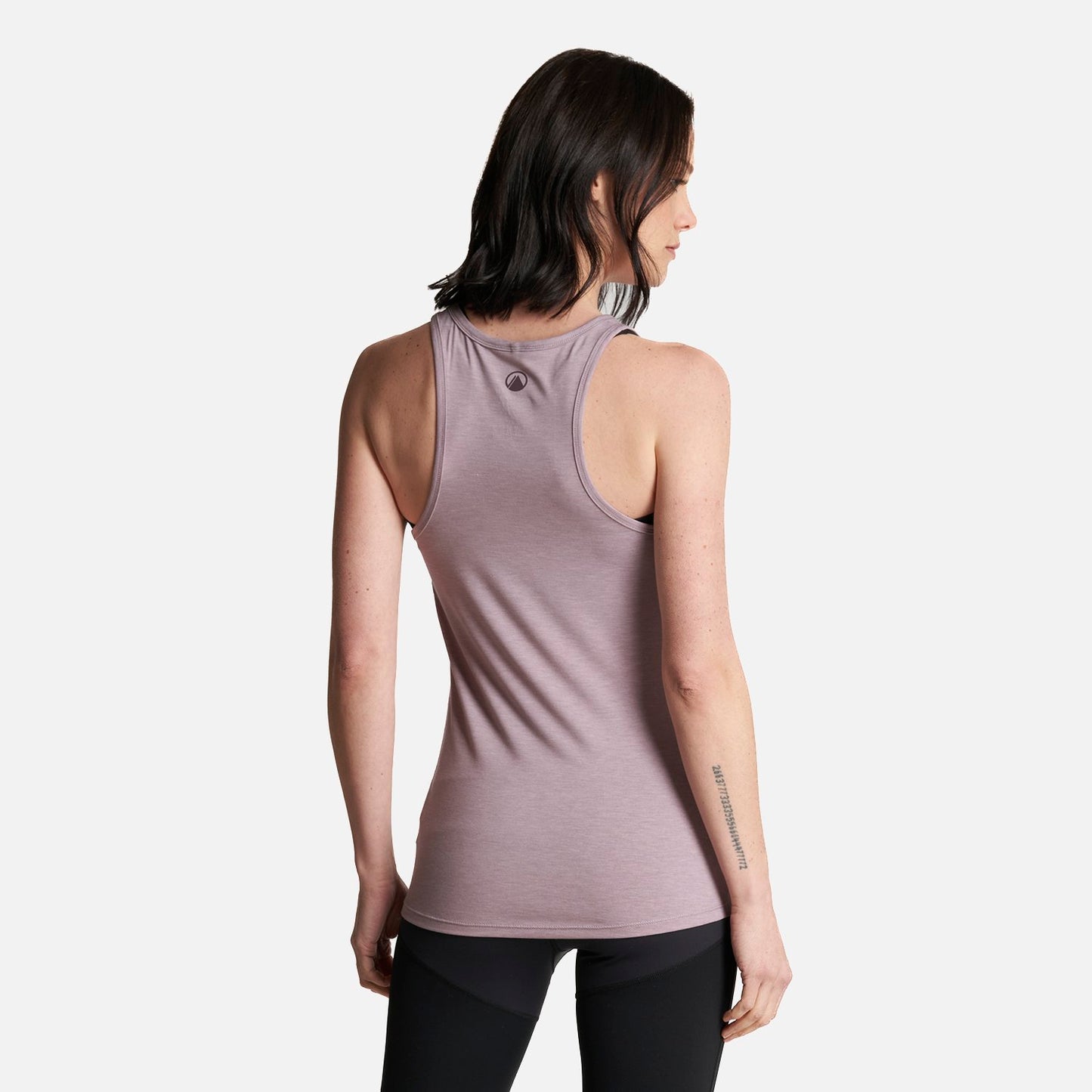 Polera Mujer Summit UV-Stop Tank Melange Malva Lippi