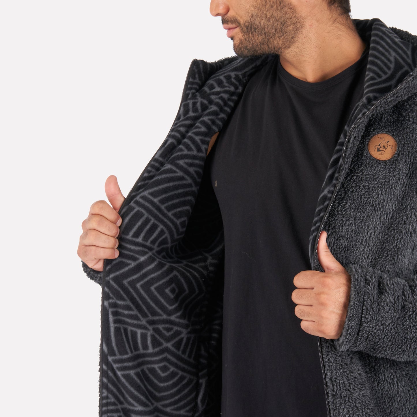 Chaqueta Hombre Bi-polar Negro Haka Honu