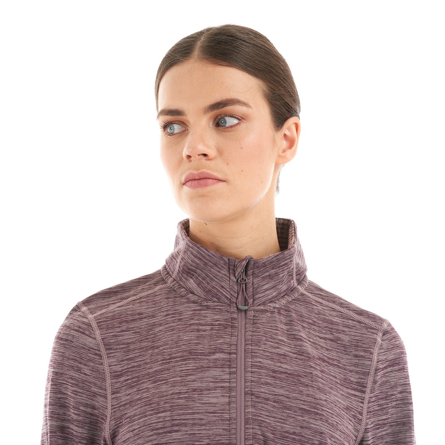 Poleron Mujer Just Move Nano-F 14 Zip Lila Lippi