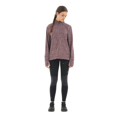 Poleron Mujer Just Move Nano-F 14 Zip Lila Lippi