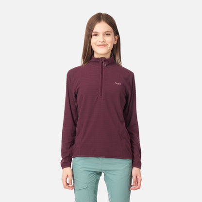 Poleron Teen Girl Mild Nano-F 14 Zip Vino Lippi