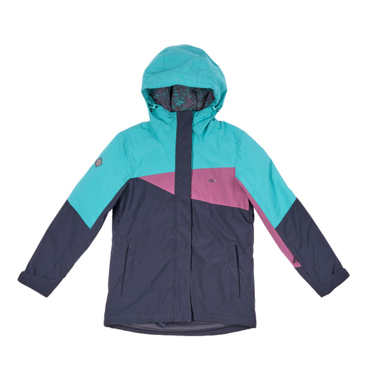 Chaqueta Teen Girl Shelter B-Dry Hoody Jacket Azul Marino / Turquesa Lippi