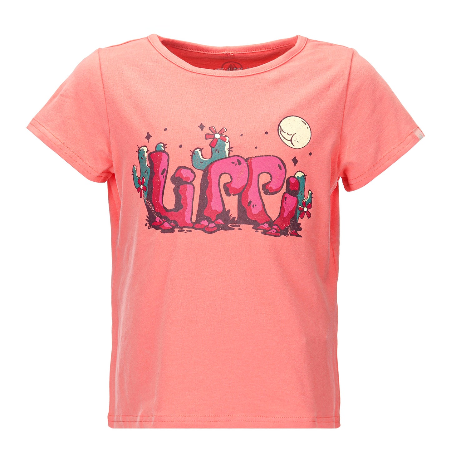 Polera Niña Logo Lippi UV-Stop T-Shirt Rosado Lippi