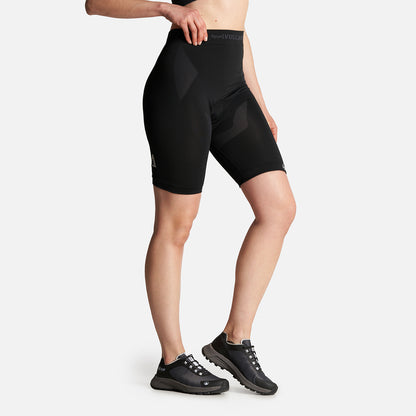 Calza Mujer 4 Bike Seamless Short Negro Lippi