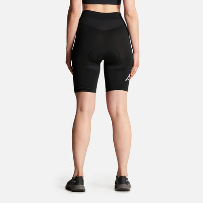 Calza Mujer 4 Bike Seamless Short Negro Lippi