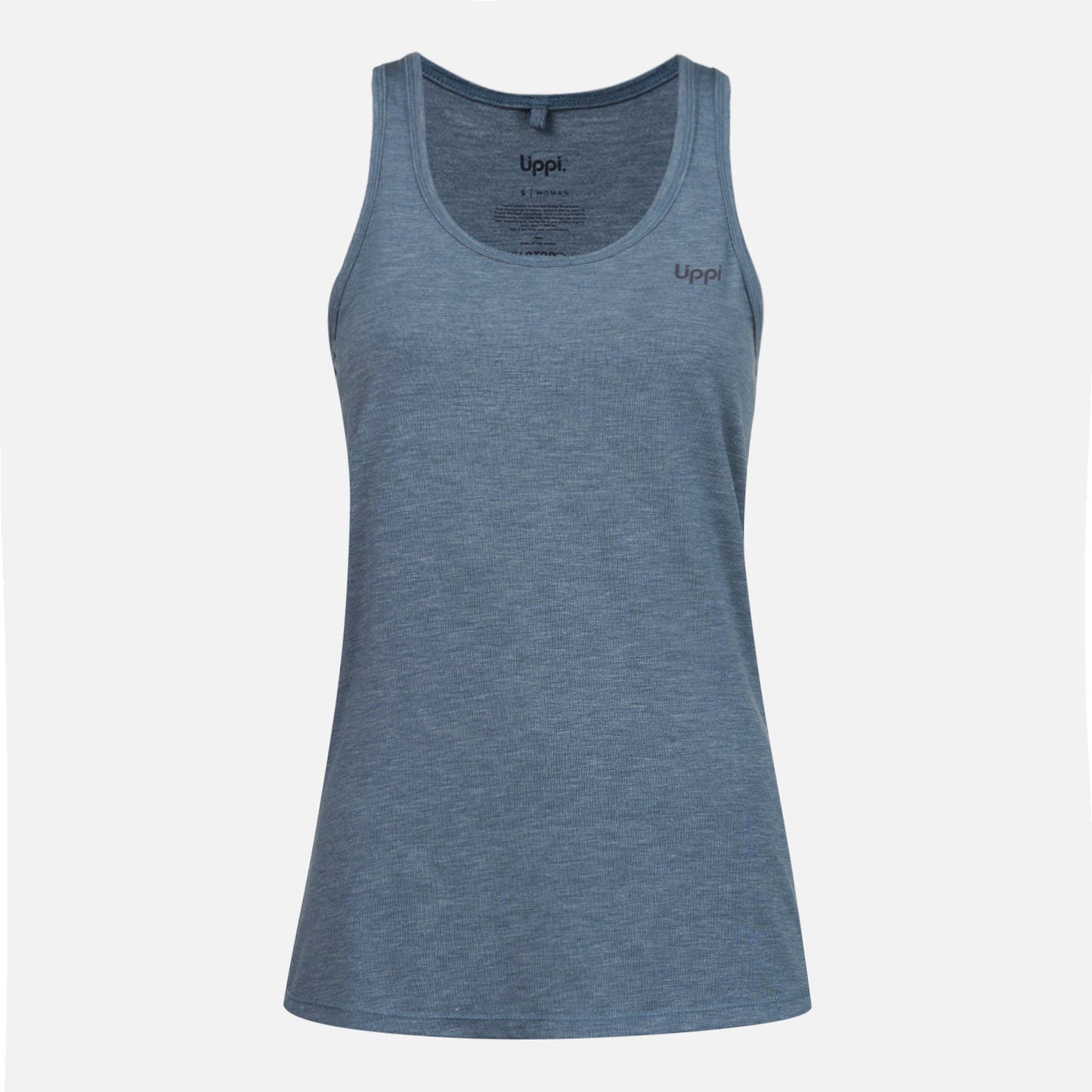 Polera Mujer Summit UV-Stop Tank Azul Grisaceo Lippi