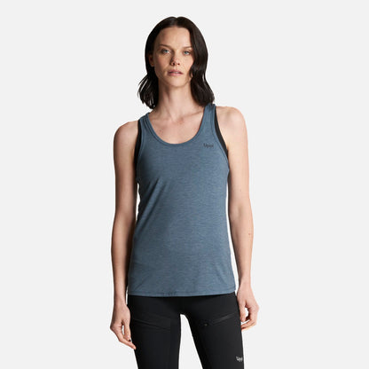 Polera Mujer Summit UV-Stop Tank Azul Grisaceo Lippi