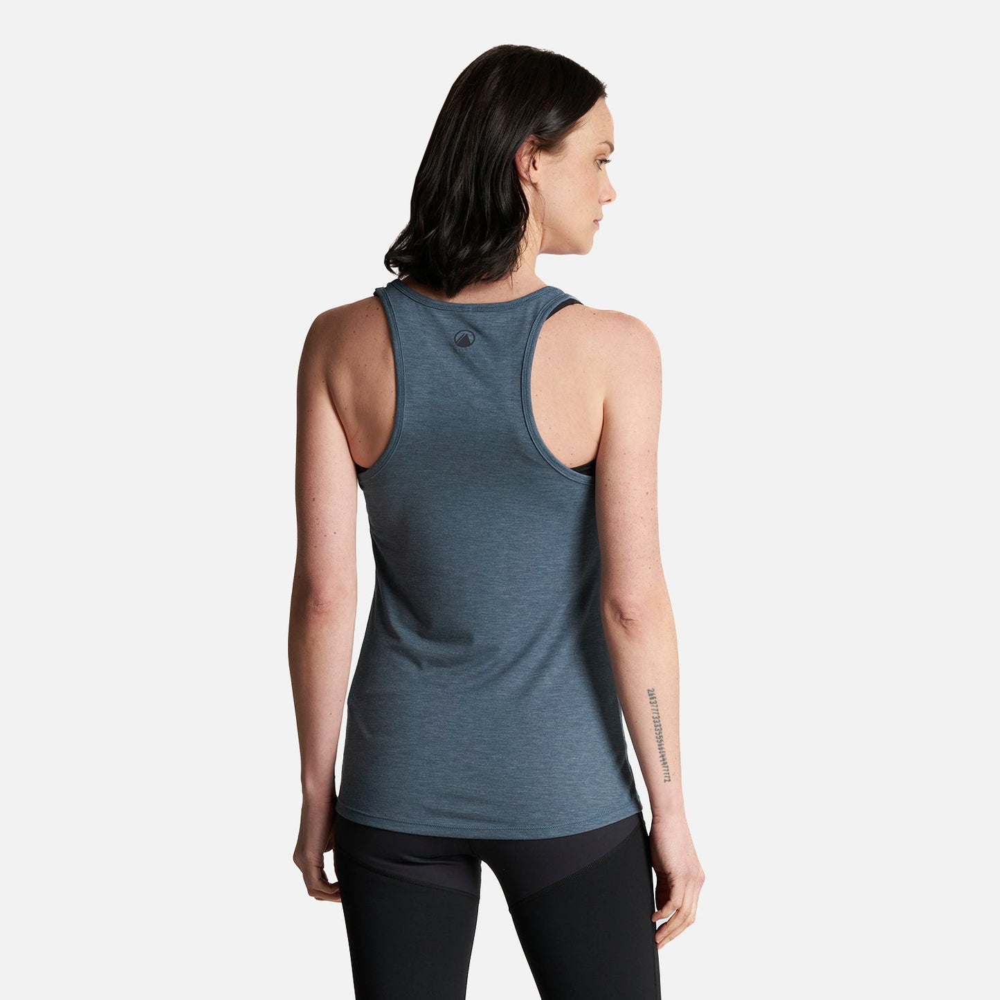 Polera Mujer Summit UV-Stop Tank Azul Grisaceo Lippi